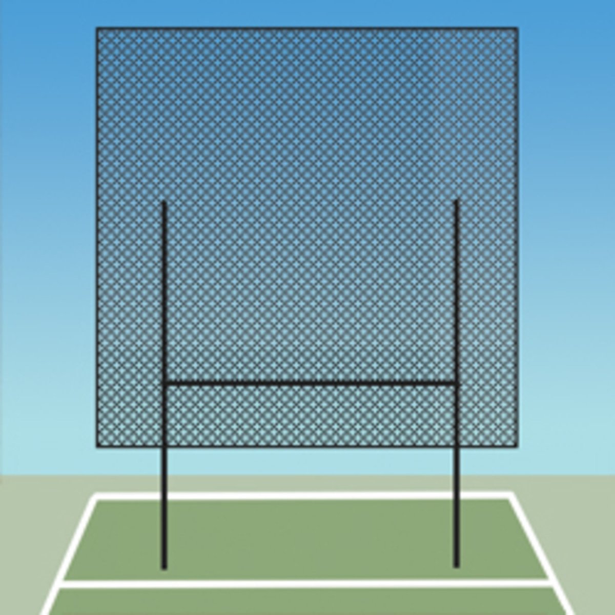 Trigon Sports 30 x 35 ft. Football Goal Post Net FGN3035 - PrimeFair