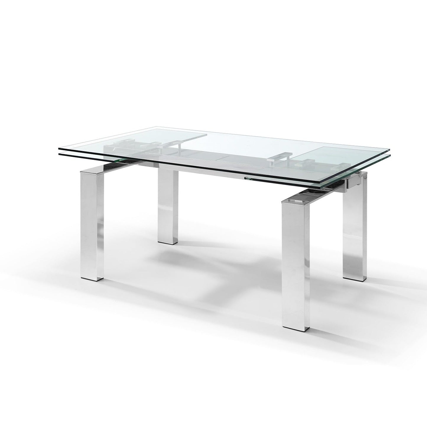 Whiteline Mod - Cuatro Extendable Dining Table DT1234 - PrimeFair