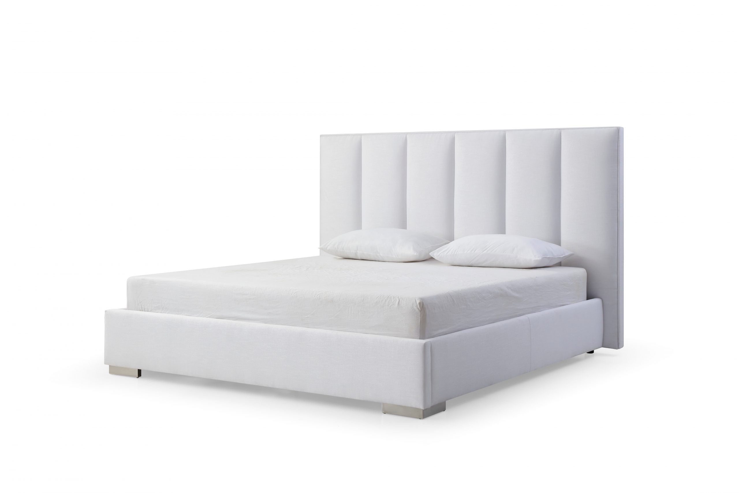 Whiteline Mod - Velvet King Bed BK1655 - PrimeFair