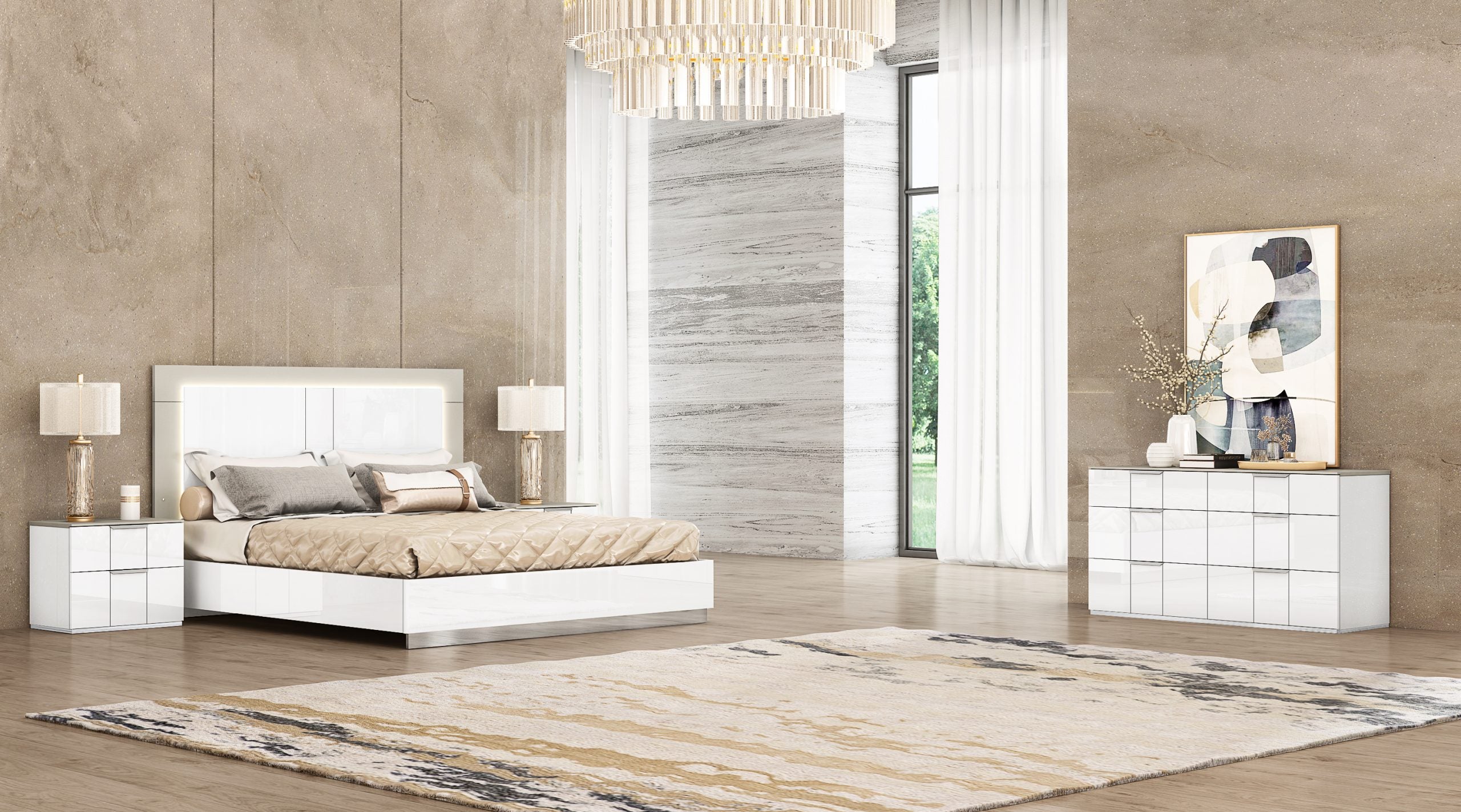 Whiteline Mods - Daisy Bed King BK1723 - PrimeFair