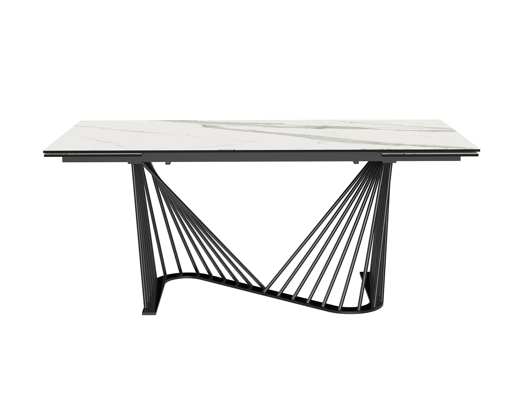 Whiteline Mods - Roma Extendable Dining Table DT1633E - PrimeFair