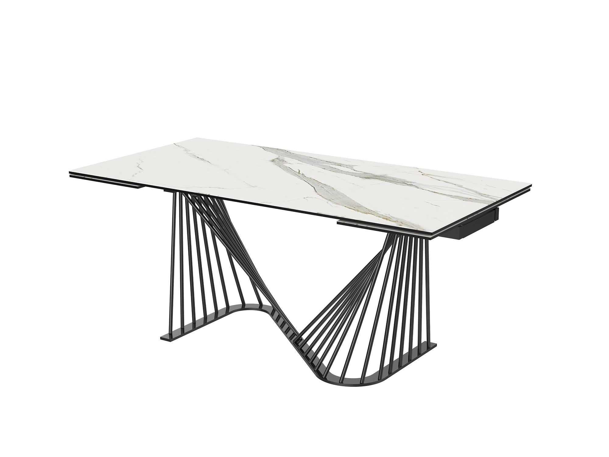 Whiteline Mods - Roma Extendable Dining Table DT1633E - PrimeFair