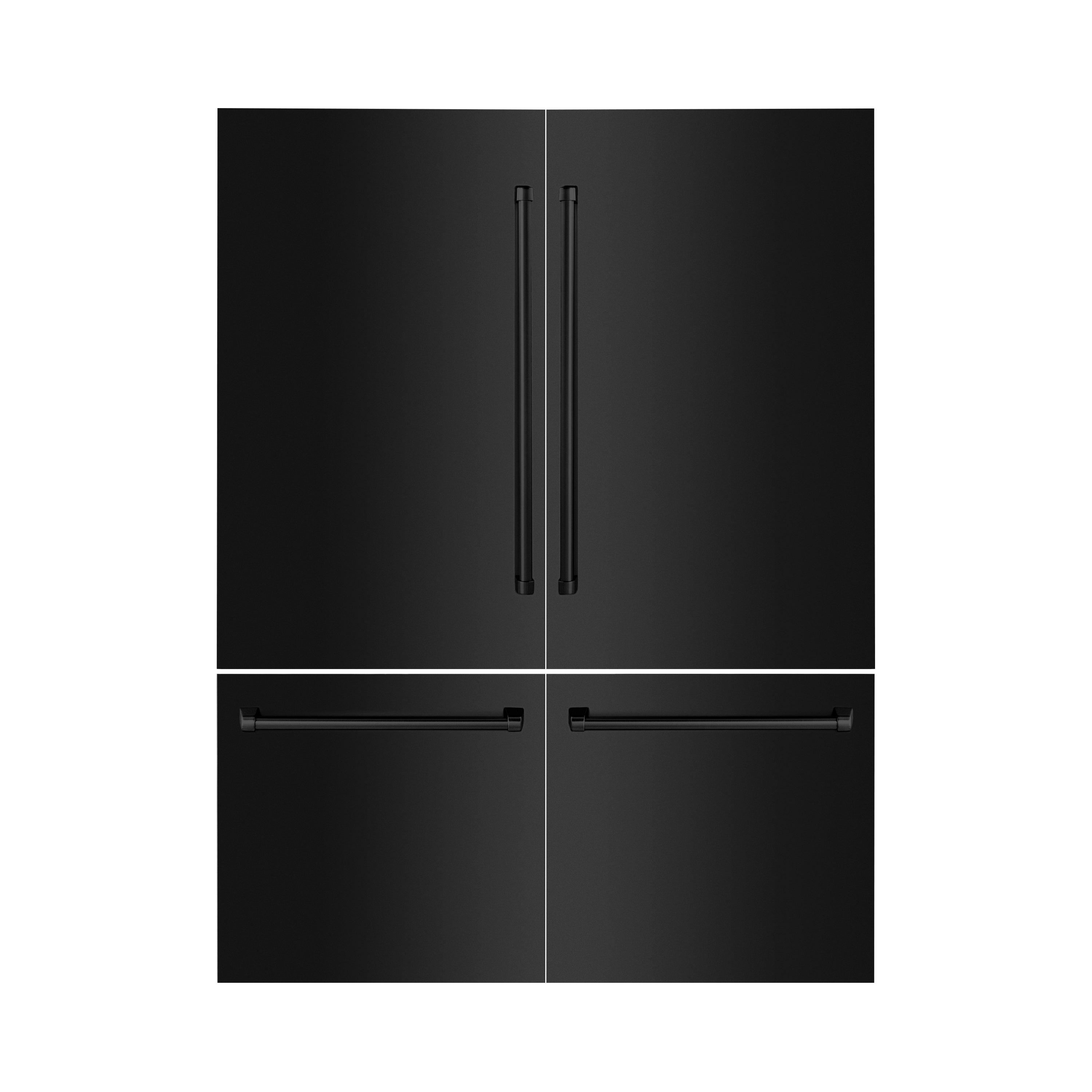 Panels & Handles Only- ZLINE 60 in. Refrigerator Panels in Black Stainless Steel for a 60 in. Built-in Refrigerator (RPBIV-BS-60)