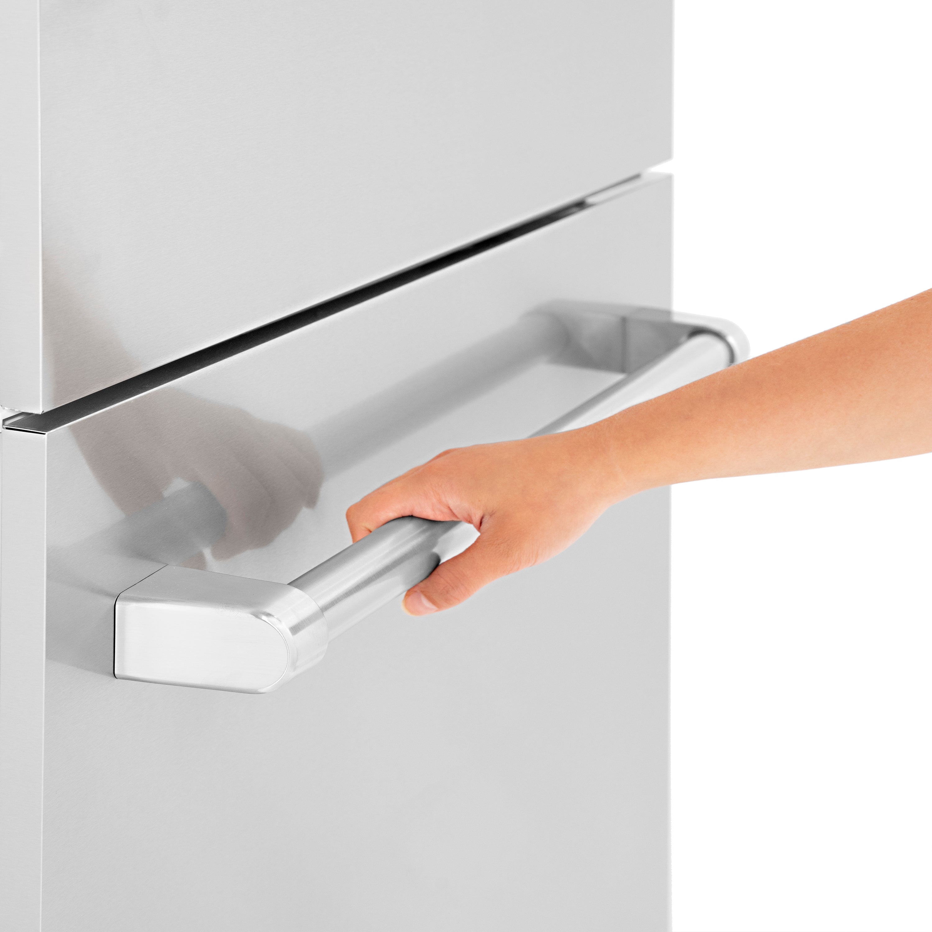 Panels & Handles Only- ZLINE 30 in. Refrigerator Panels in Stainless Steel for a 30 in. Built-in Refrigerator (RPBIV-304-30)