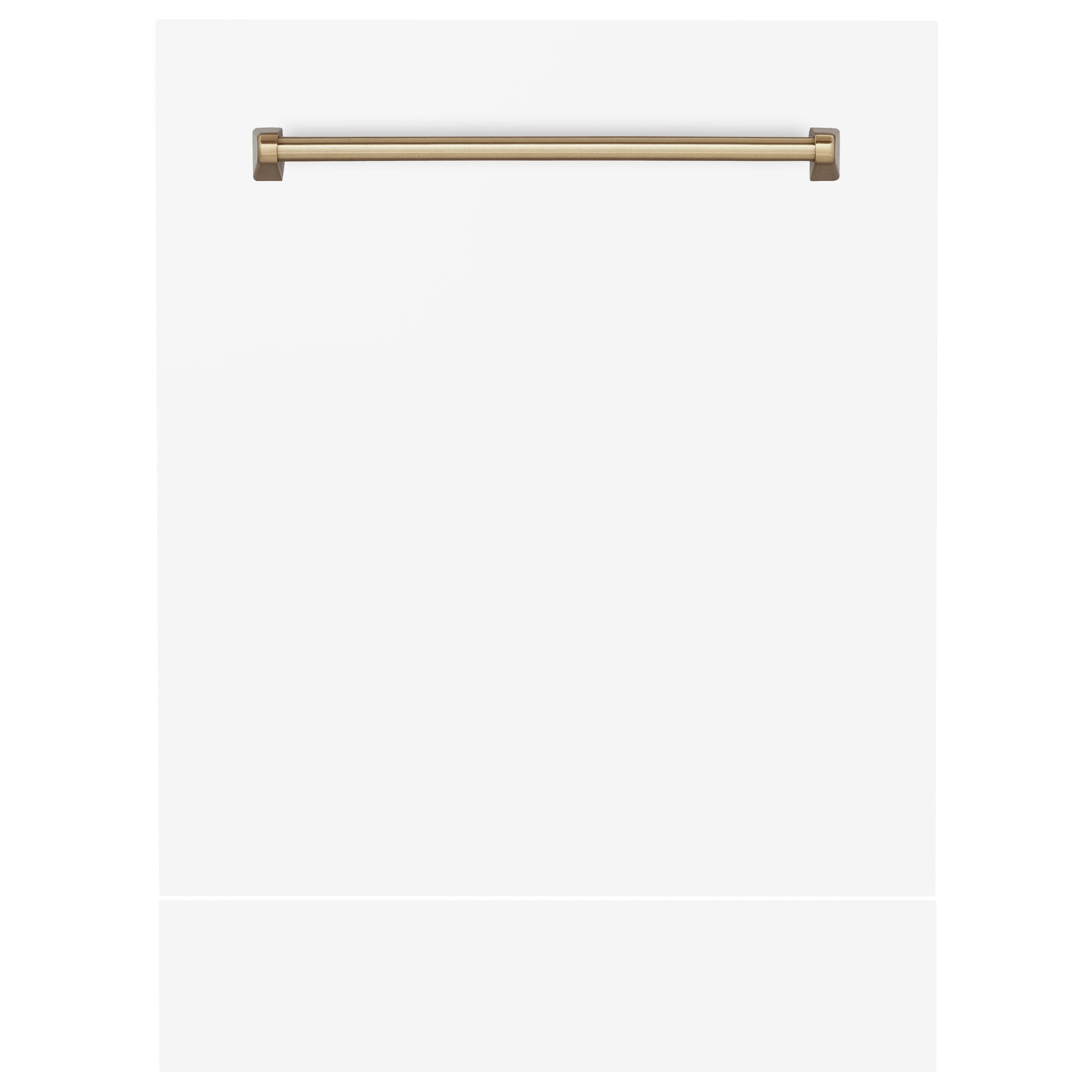 ZLINE 24 in. Autograph Edition Tallac Dishwasher Panel with Champagne Bronze Handle and Color Options (DPVZ-24-CB)