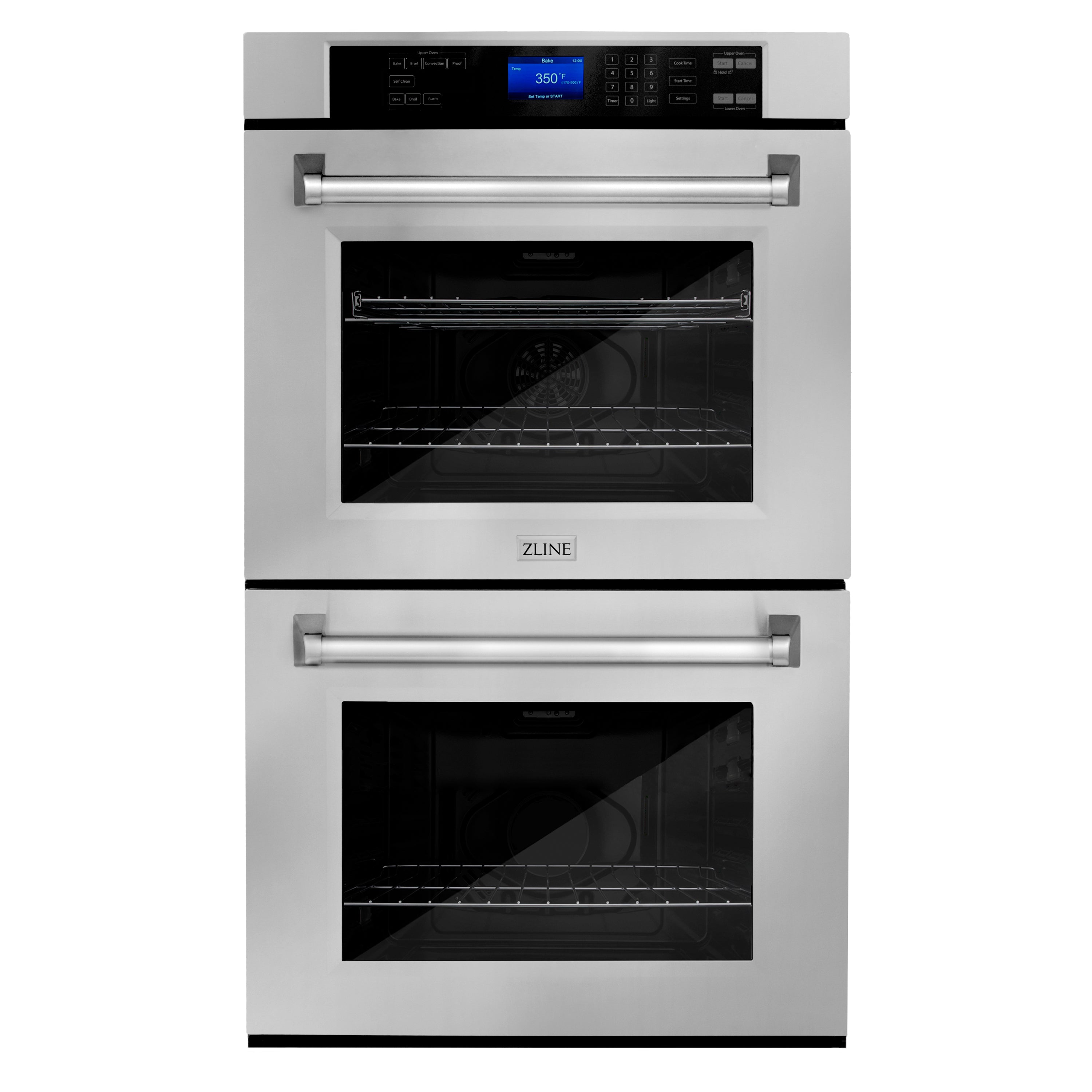 ZLINE Kitchen Package with 48 in. Stainless Steel Rangetop and 30 in. Double Wall Oven (2KP-RTAWD48)