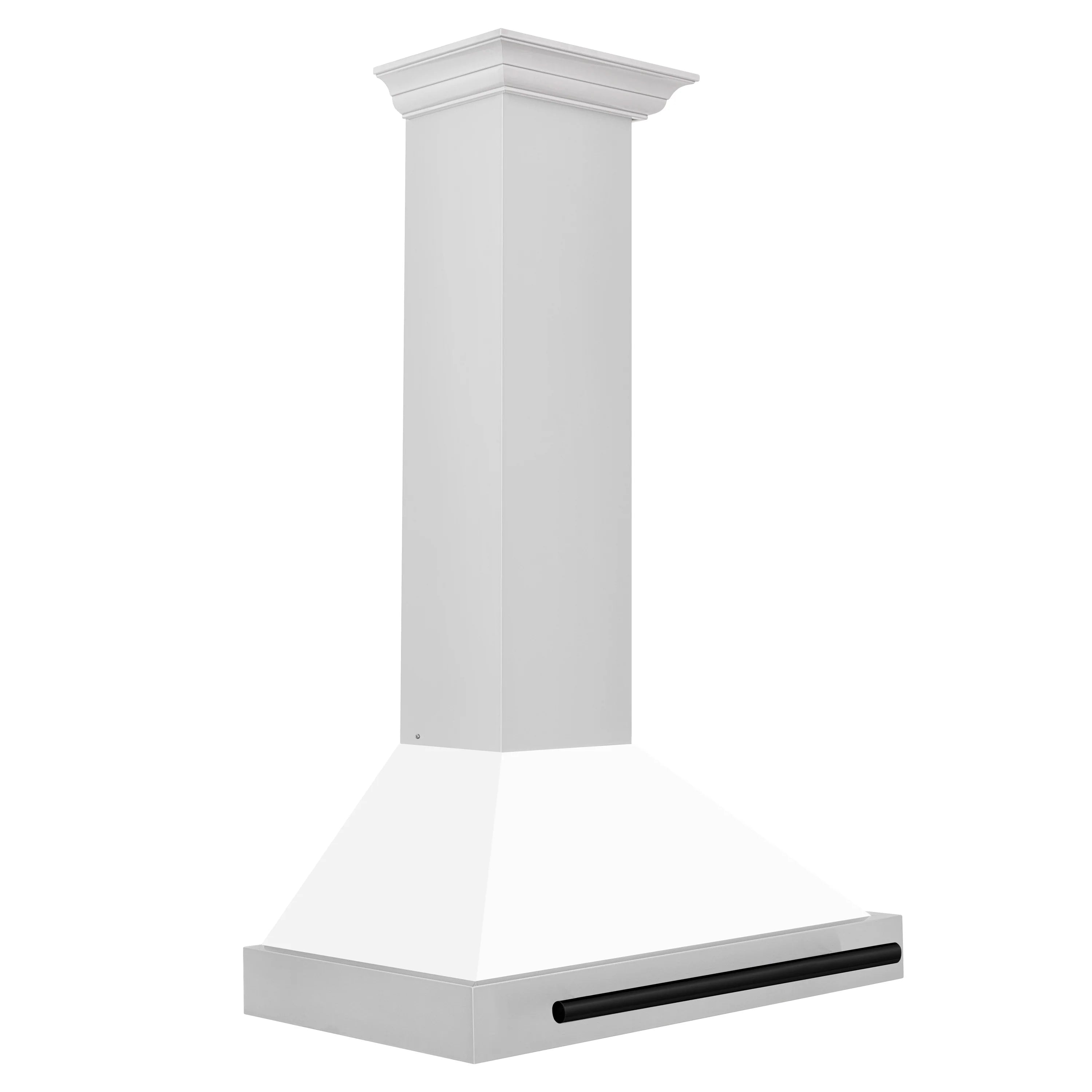 ZLINE 30" Autograph Edition Stainless Steel Range Hood with White Matte Shell