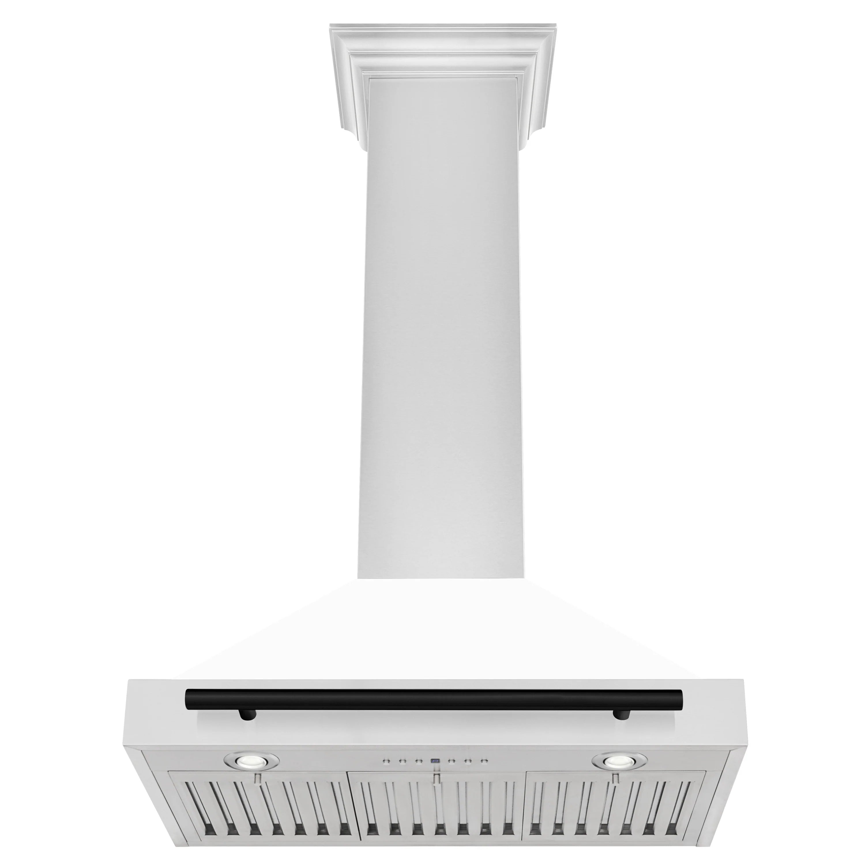 ZLINE 30" Autograph Edition Stainless Steel Range Hood with White Matte Shell
