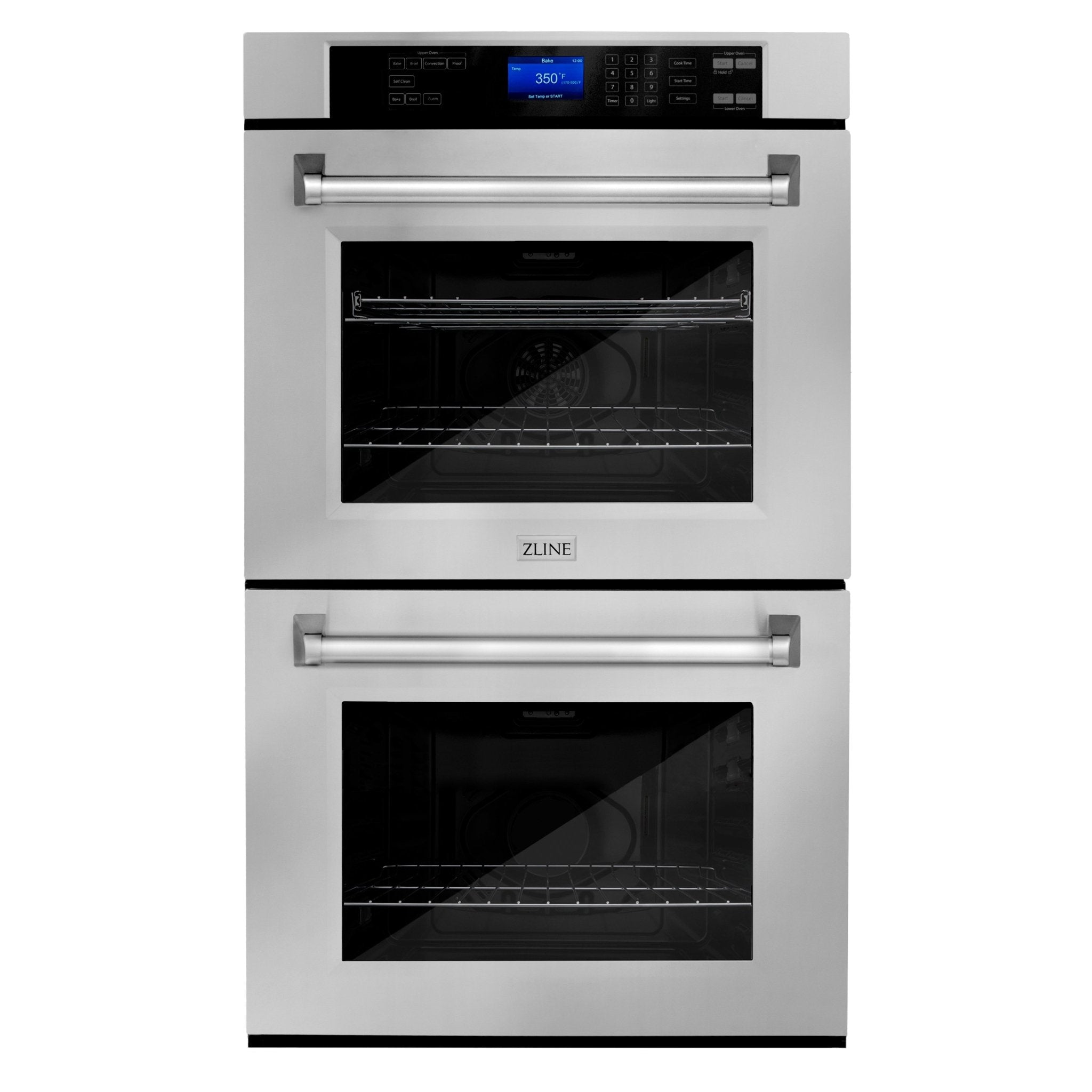 ZLINE 30 in. Professional Electric Double Wall Oven with Self Clean and True Convection in Stainless Steel (AWD-30)