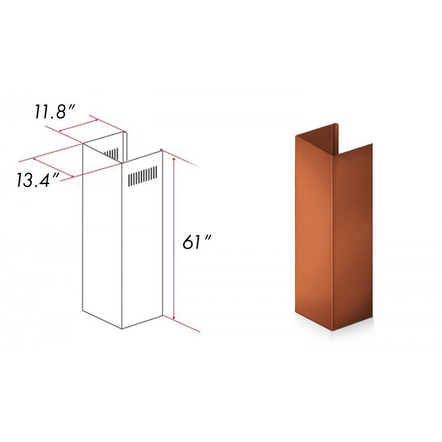 ZLINE 61 in. Extended Chimney (8667C-E)