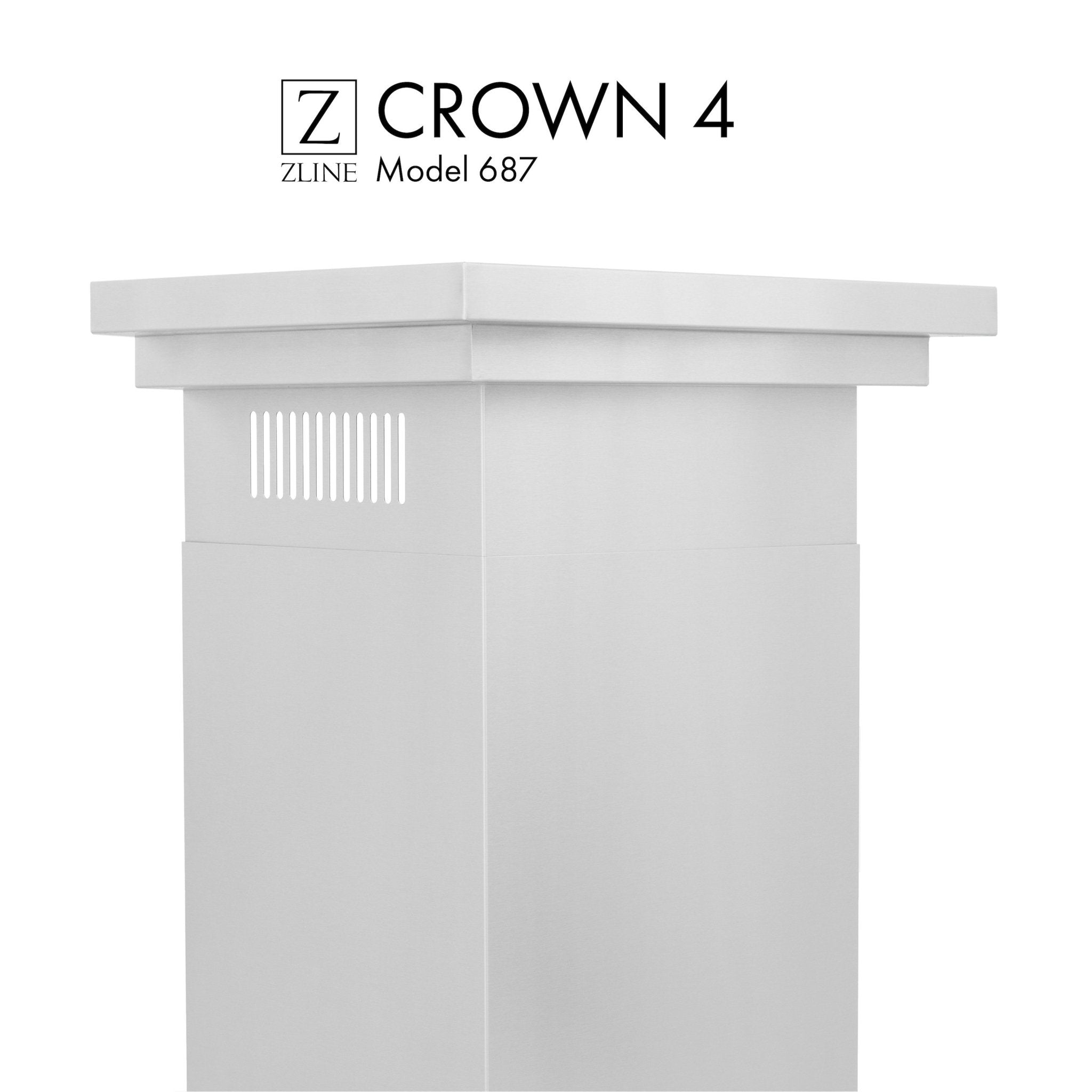 ZLINE Crown Molding #4 For Wall Range Hood (CM4-687)