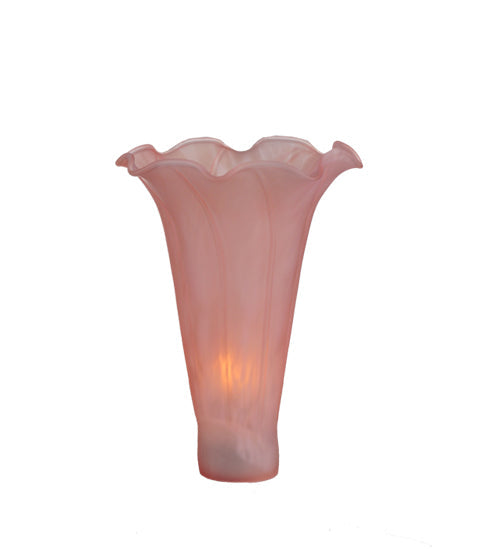 Meyda 3.5"W X 5"H Pink Pond Lily Shade '10156