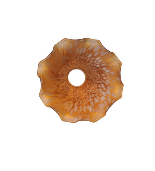 Meyda 3"W x 5"H Amber Lily Shade '10162