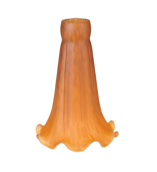 Meyda 3"W x 5"H Amber Lily Shade '10162