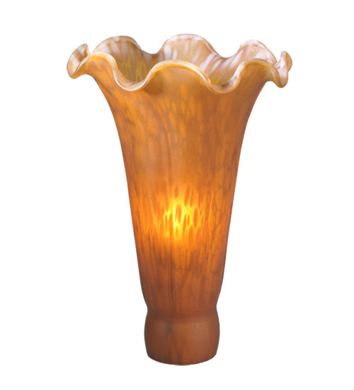 Meyda 3"W x 5"H Amber Lily Shade '10162