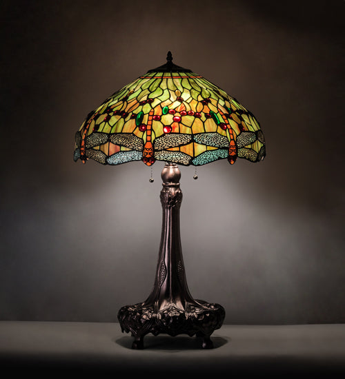 Meyda  31" High Hanginghead Dragonfly Table Lamp- 101830