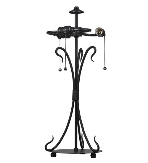 Meyda 24"H WROUGHT IRON BASE HARDWARE '108405