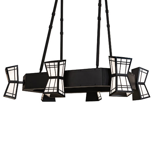 Meyda 96"L Cortland 6 LT Oblong Chandelier '110616