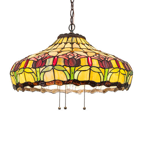 Meyda 21" Wide Colonial Tulip Pendant '11079