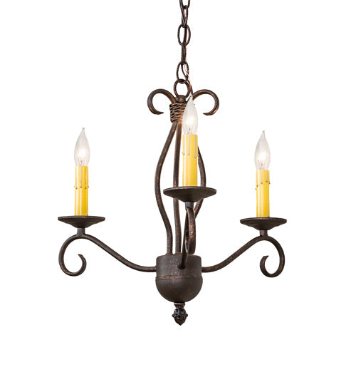 Meyda 18" Wide Sienna 3 LT Chandelier '115226