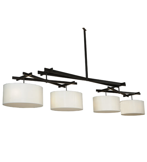 Meyda 177"W Solaris 4 LT Oblong Pendant 115756