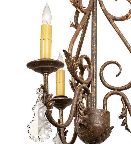 Meyda 18" Wide French Elegance 3 Light Chandelier- 115925