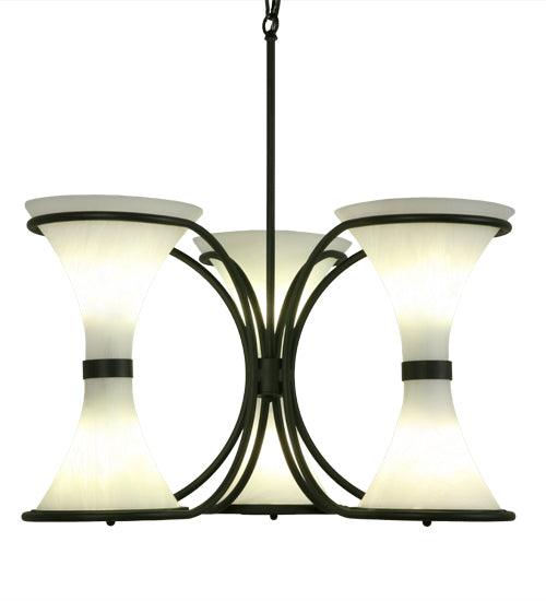 Meyda 30" Wide Chronos Chandelier 115999