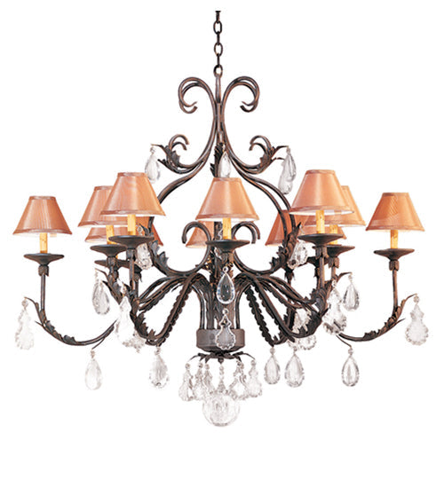 Meyda 48" Wide French Elegance 12 Light Chandelier 116072