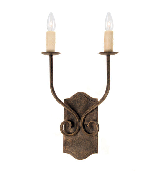 Meyda 14" Wide Samuel 2 LT Wall Sconce 116295