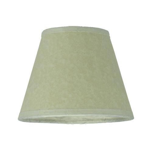 Meyda  5"W X 4"H Aged Celadon Beige Parchment Shade '116558