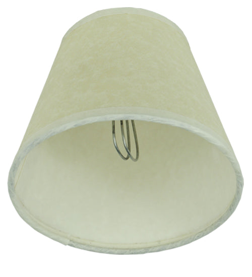 Meyda  5"W X 4"H Aged Celadon Beige Parchment Shade '116558