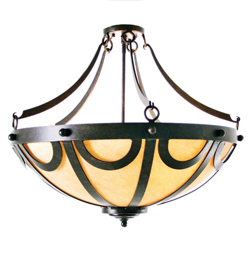 Meyda 24" Wide Carousel Inverted Pendant 116840