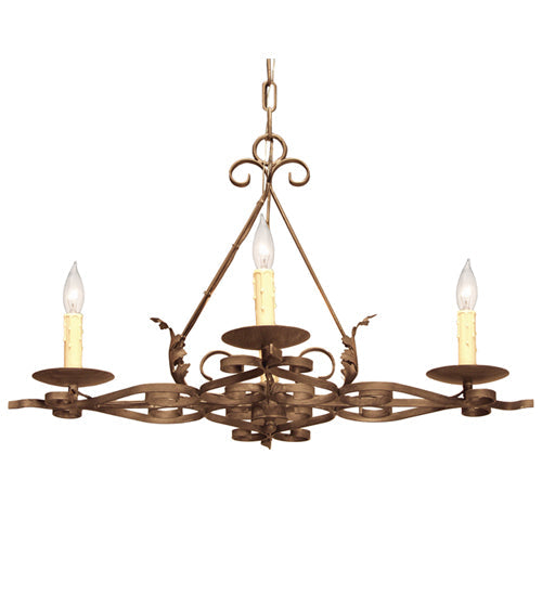 Meyda 42" Long Elianna 12 LT Chandelier 116869