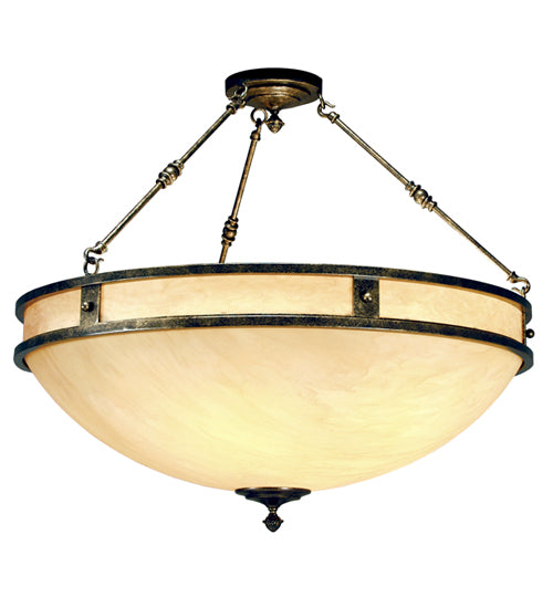 Meyda 42" Wide Capella Inverted Pendant 117103