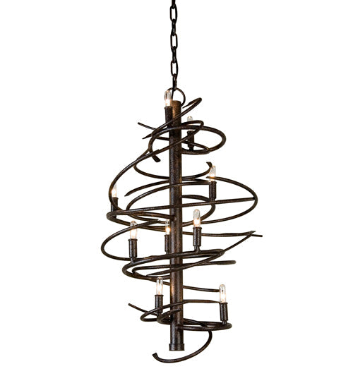 Meyda 18" Wide Cyclone 9 Light Chandelier 117122