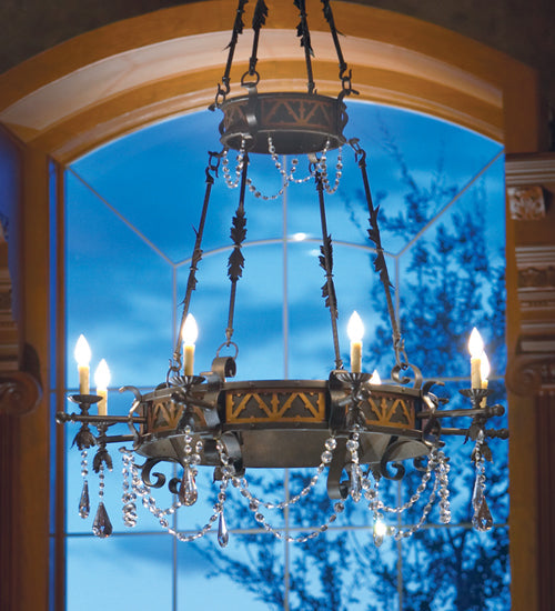 Meyda 48" Wide Filomena 8 Light Chandelier '117514