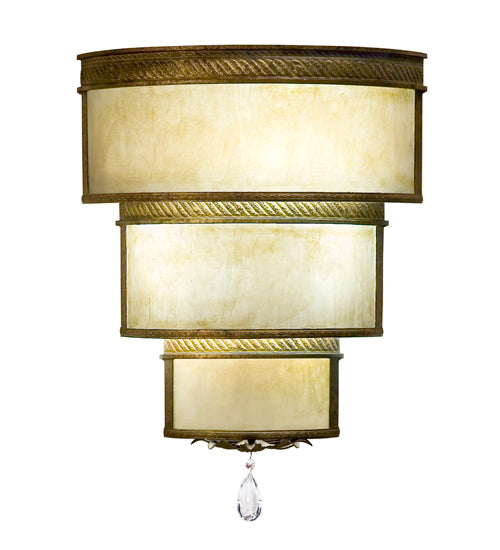 Meyda 18" Wide Rope Trimmed Cilindro Wall Sconce '117540