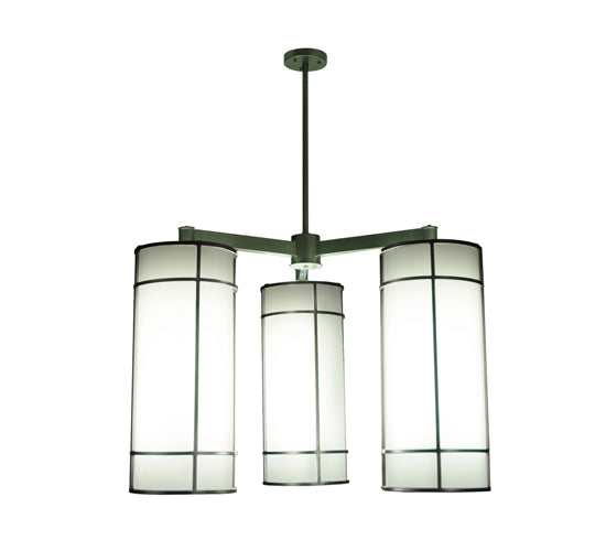 Meyda 49"W Cilindro Jackson Hall 3 LT Chandelier '117579