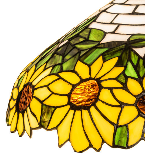 Meyda 16" Wide Wild Sunflower Shade '119557