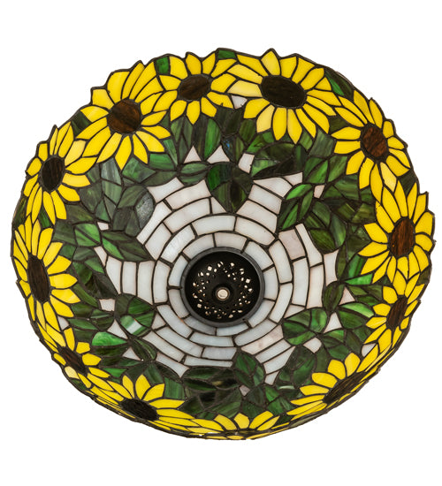 Meyda 16" Wide Wild Sunflower Shade '119557