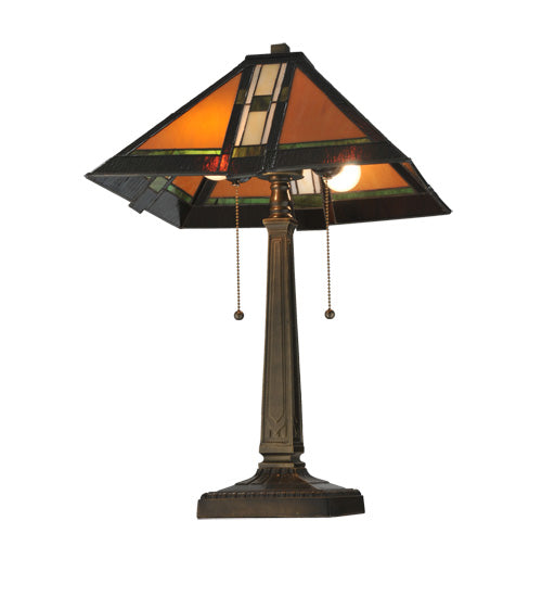 Meyda 22"H Montana Mission Table Lamp '119654