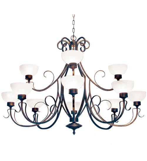 Meyda 60" Wide Mirasol Chandelier 119773