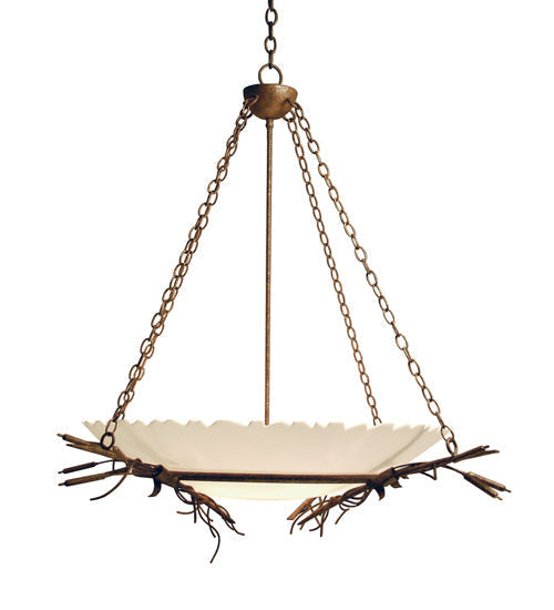 Meyda 48" Wide Cattail Inverted Pendant 120157