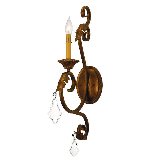 Meyda 5" Wide Josephine 1 Light Wall Sconce 120234