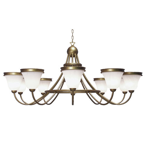 Meyda 72" Wide Gala 10 Light Chandelier 120256