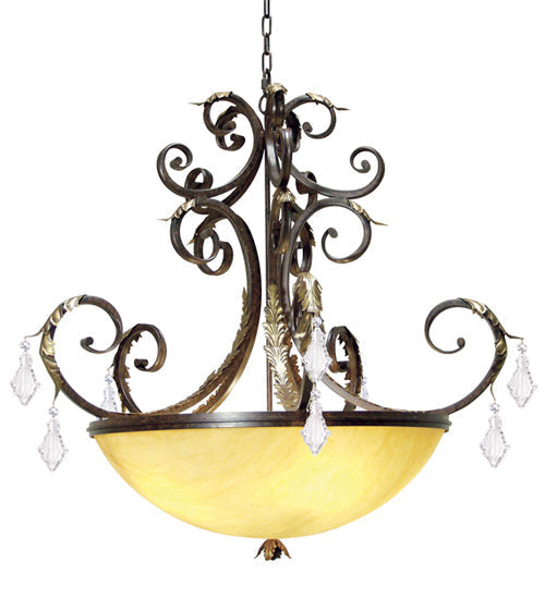 Meyda 43" Wide Serratina Chandelier 120263