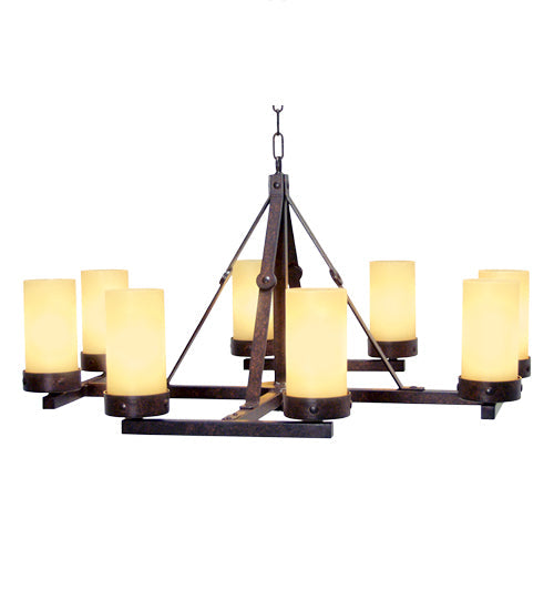 Meyda 36" Wide Parker 8 Light Chandelier 120266