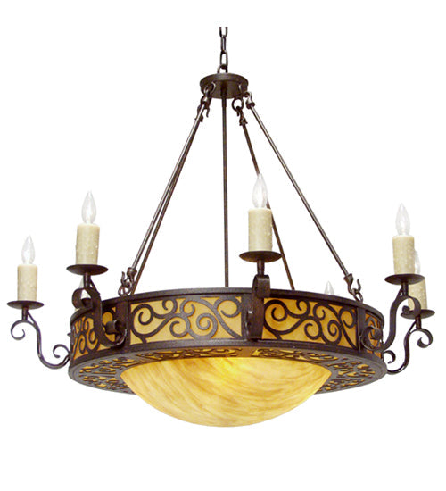 Meyda 42" Wide Delano Chandelier 120294