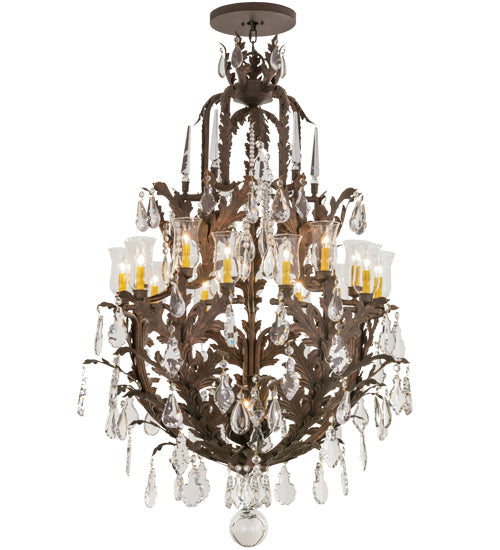 Meyda 40"W French Baroque 16 LT Chandelier '120332