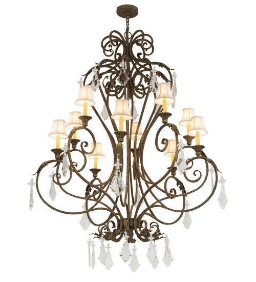 Meyda 48"W Josephine 10 LT Chandelier- 120429